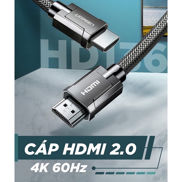 Hình ảnh : Dây Cáp HDMI 2.1 độ phân giải 8K@60Hz Ugreen 